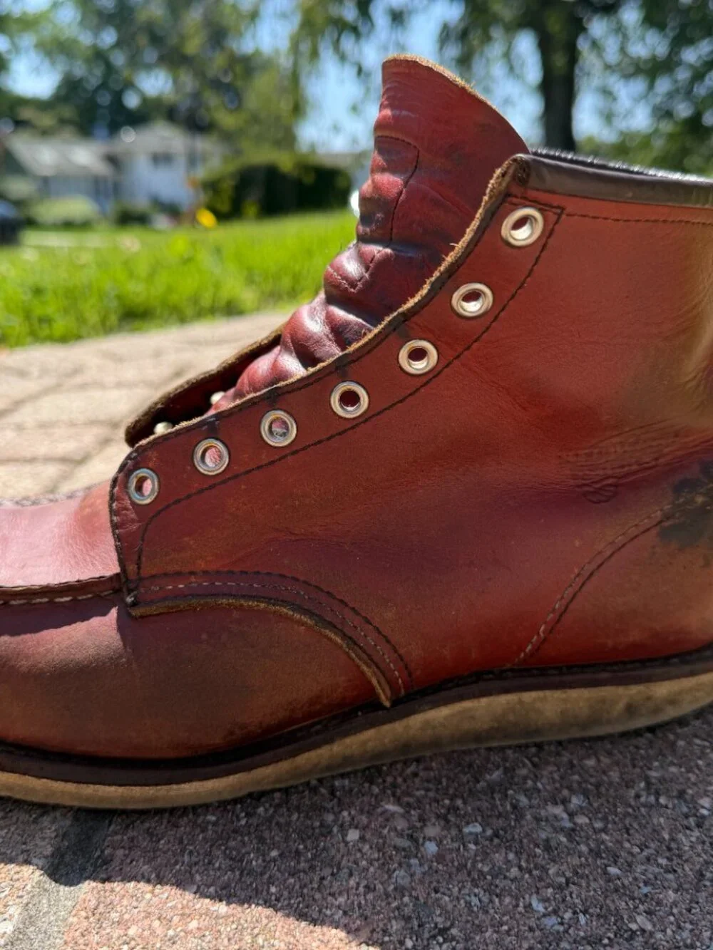 Red Wing Moc Toe Boot 8131 Size 10.5 D 6